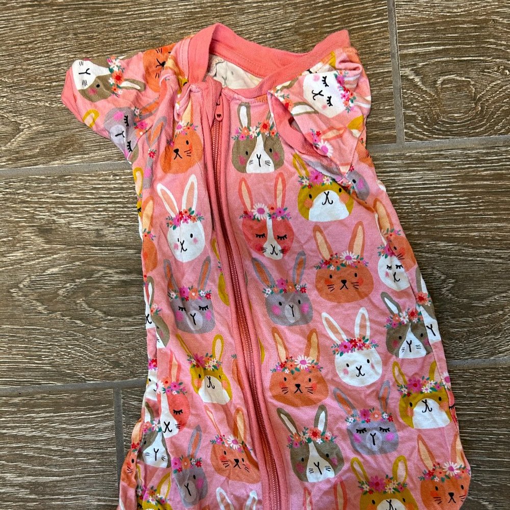 Little Sleepies - Boho Bunnies Shorties (6-12 mo)